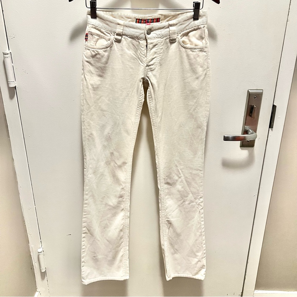FCUK JEANS 100% Cotton White Straight-Leg Jeans
